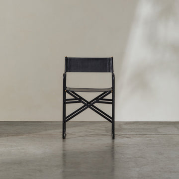 Heston Folding Dining Chair Black - Few and Far - Dining Chairs