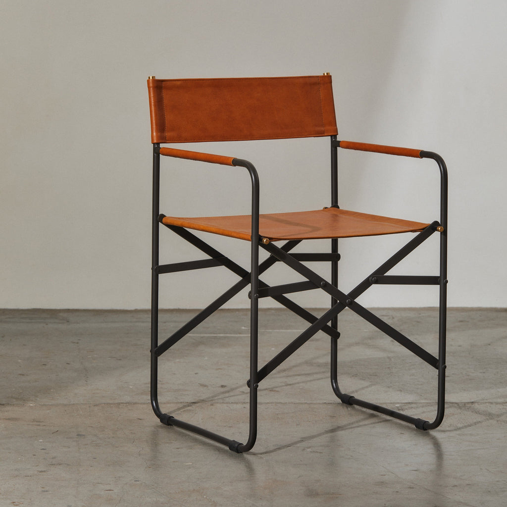 Heston Folding Dining Chair Tan - Few and Far - Dining Chairs