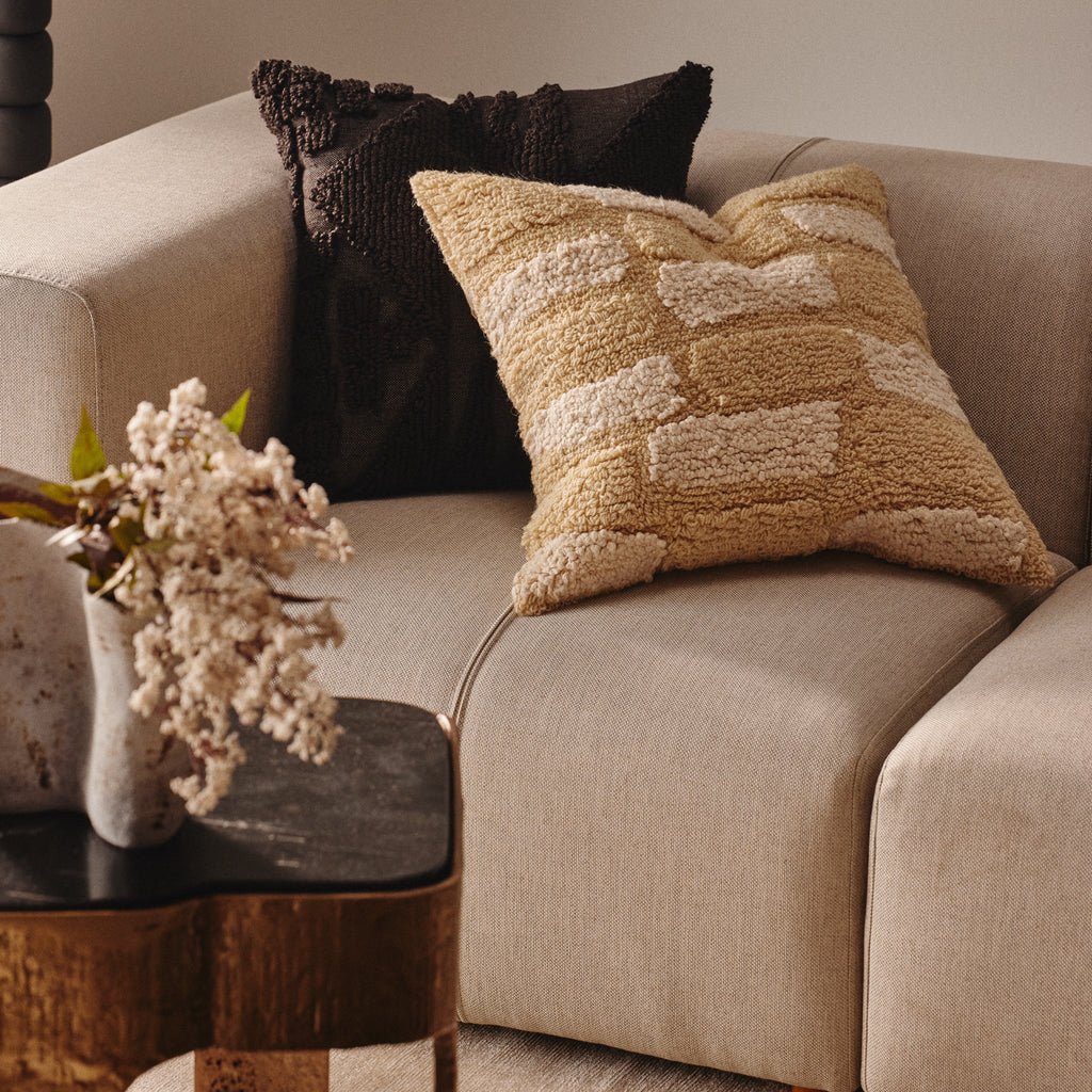 Honorata Cushion Chocolate Torte - Few and Far - Cushions
