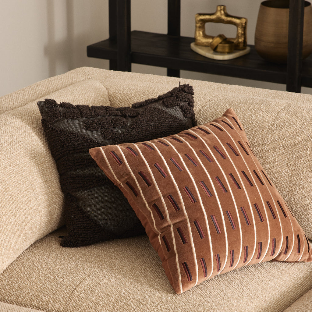 Honorata Cushion Chocolate Torte - Few and Far - Cushions