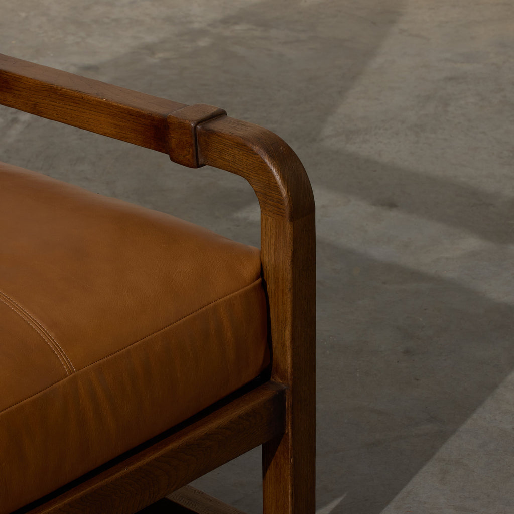 Hudson Leather Armchair - Few and Far - Occasional Chairs