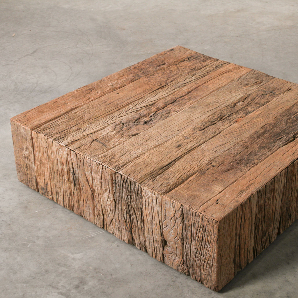 Indian Reclaimed Coffee Table - Square - Few and Far - Coffee Tables