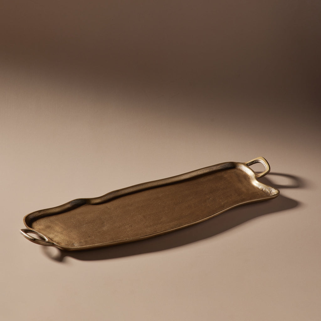 Indica Tray Brass Antique - Few and Far - Decorative Trays