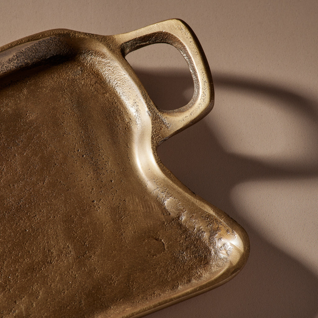 Indica Tray Brass Antique - Few and Far - Decorative Trays