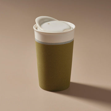 It's a Keeper Ceramic Cup Sprout Green - Few and Far - Mugs