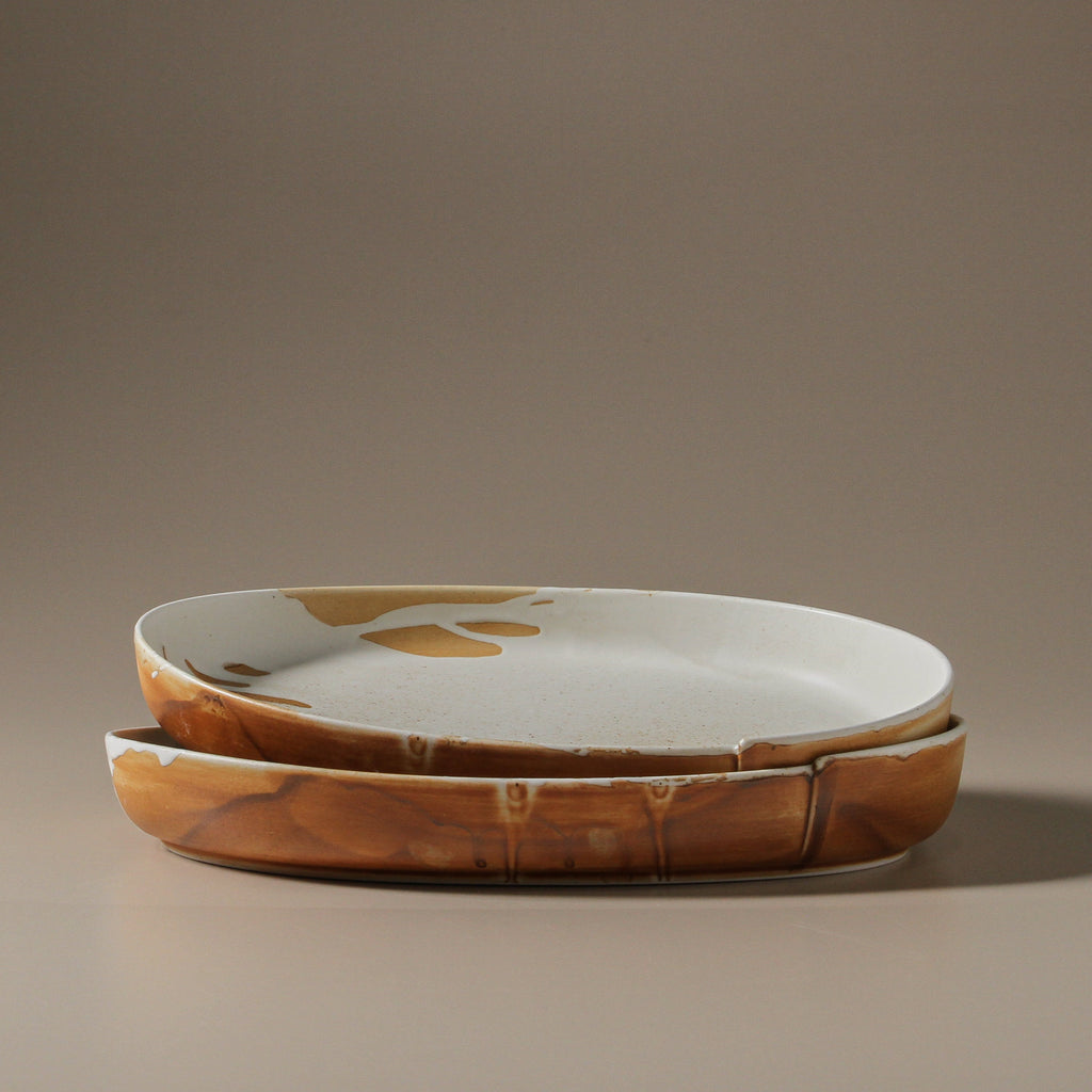 Kintsu Oval Platter - Few and Far - Dinnerware