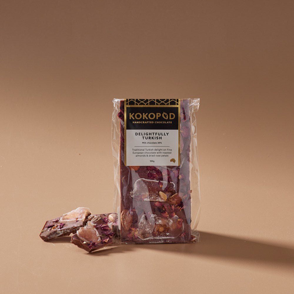 Kokopod Chocolate Block Delightfully Turkish 100g - Few and Far - Gifts
