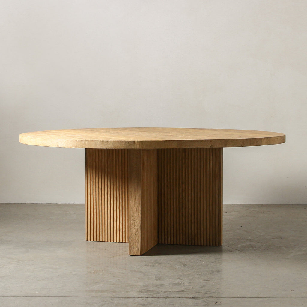 Kora Round Dining Table Large - Few and Far - Dining Tables