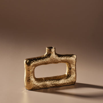 Lucy Vase Gold - Few and Far - Vases