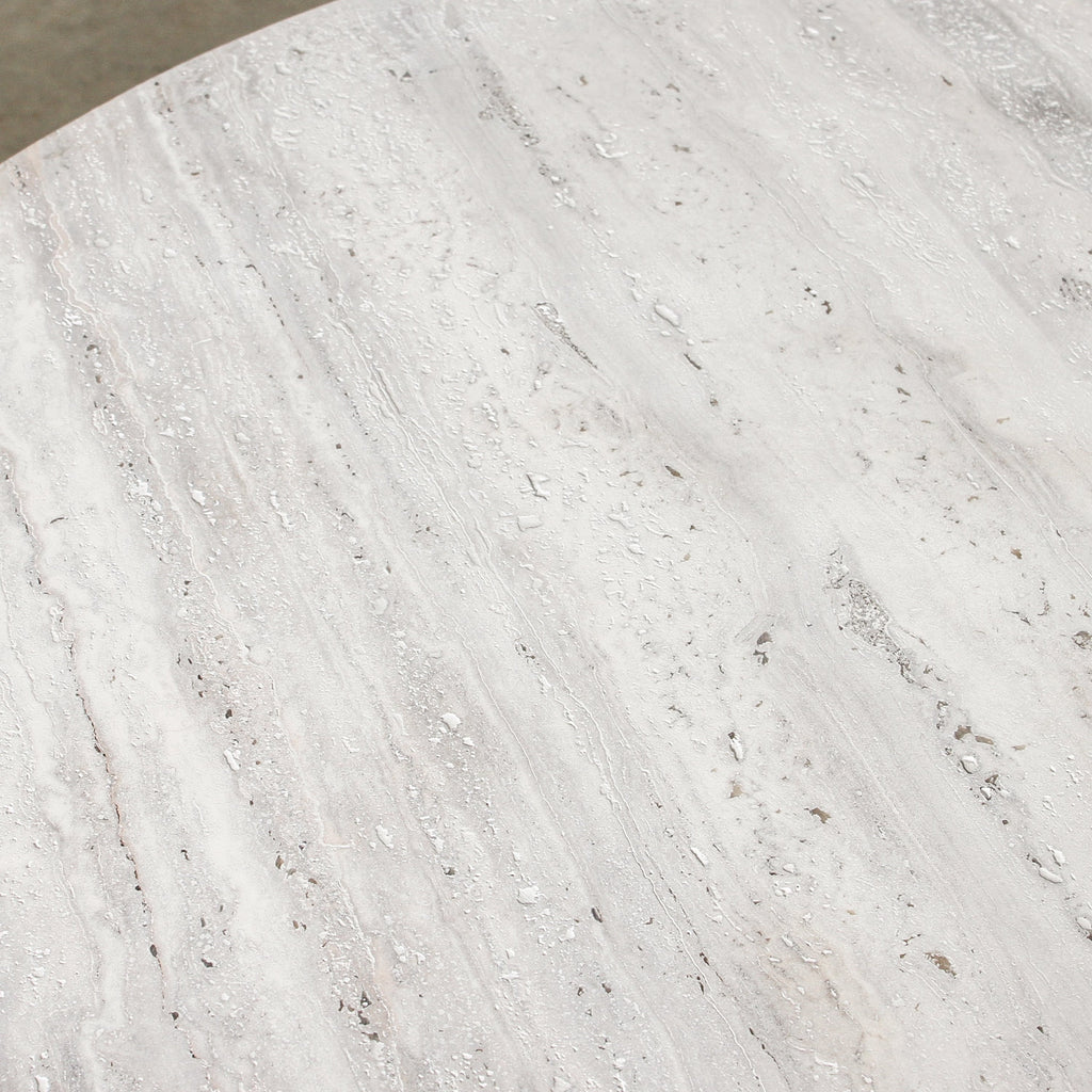 Majesty Dining Table Grey Travertine - Few and Far - Dining Tables