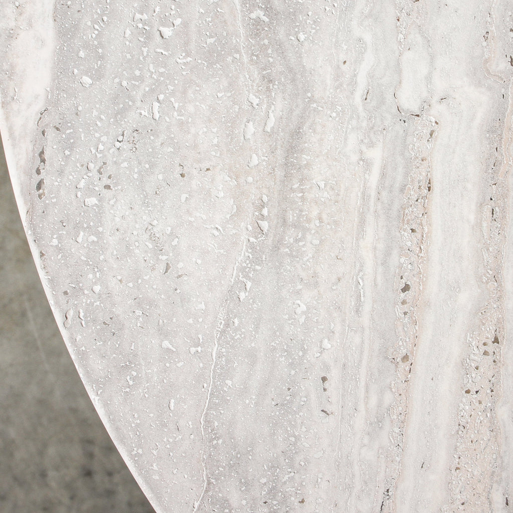 Majesty Dining Table Grey Travertine - Few and Far - Dining Tables