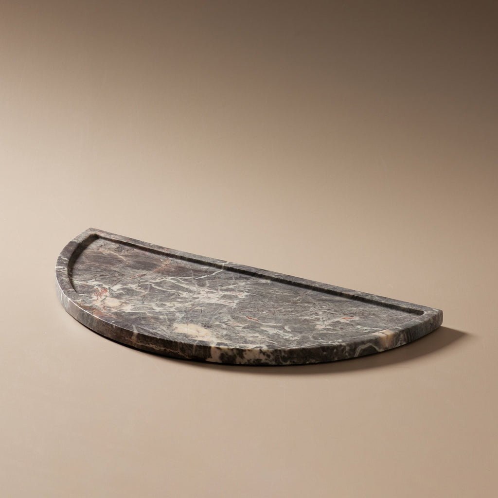 Noemi Marble Tray Grey Levanto - Few and Far - Decorative Trays