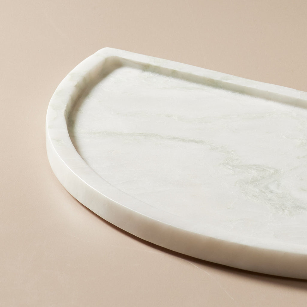 Noemi Marble Tray Grey Levanto - Few and Far - Decorative Trays
