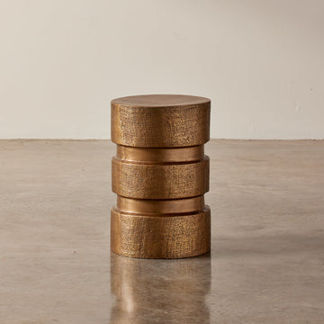 Nora Side Table Brass - Few and Far - Side Tables