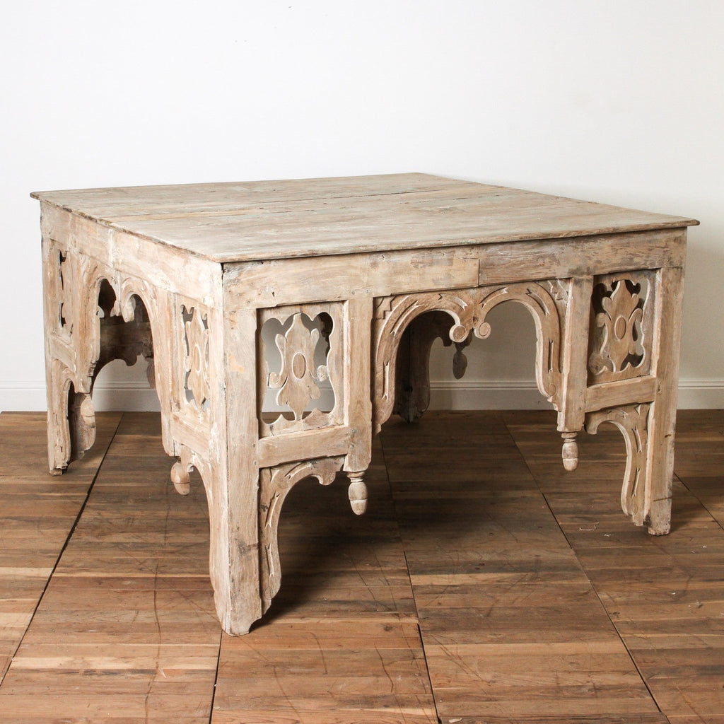 Old Brackets Wooden Table - Few and Far - Dining Tables