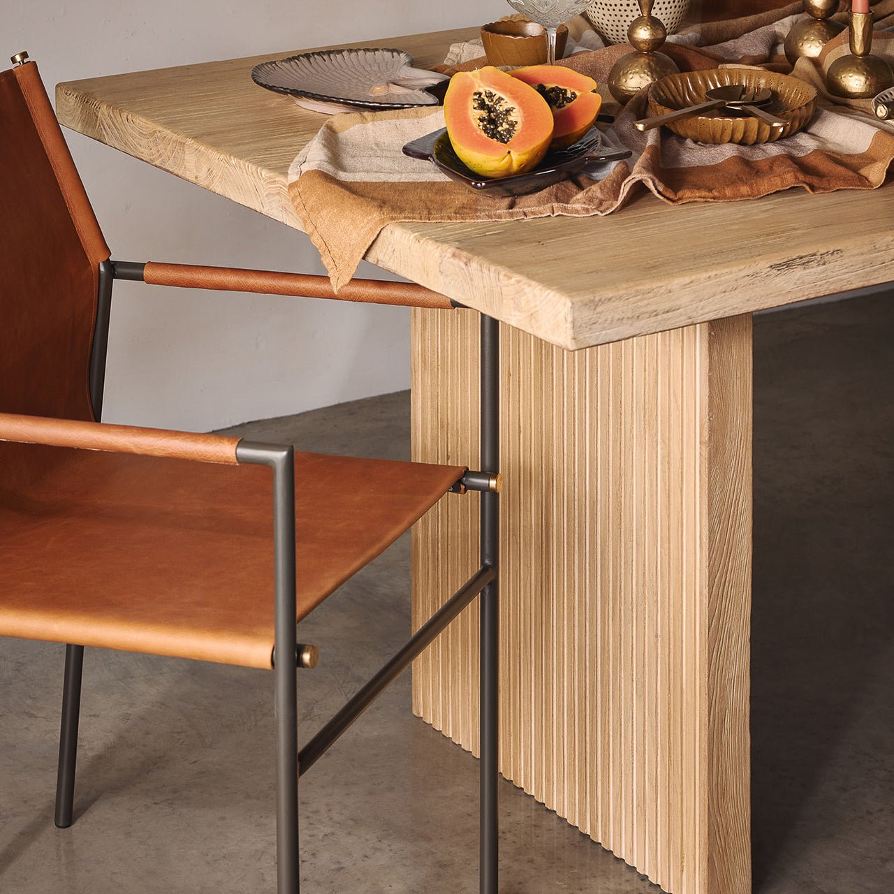 Oliver Dining Chair Tan – Few and Far