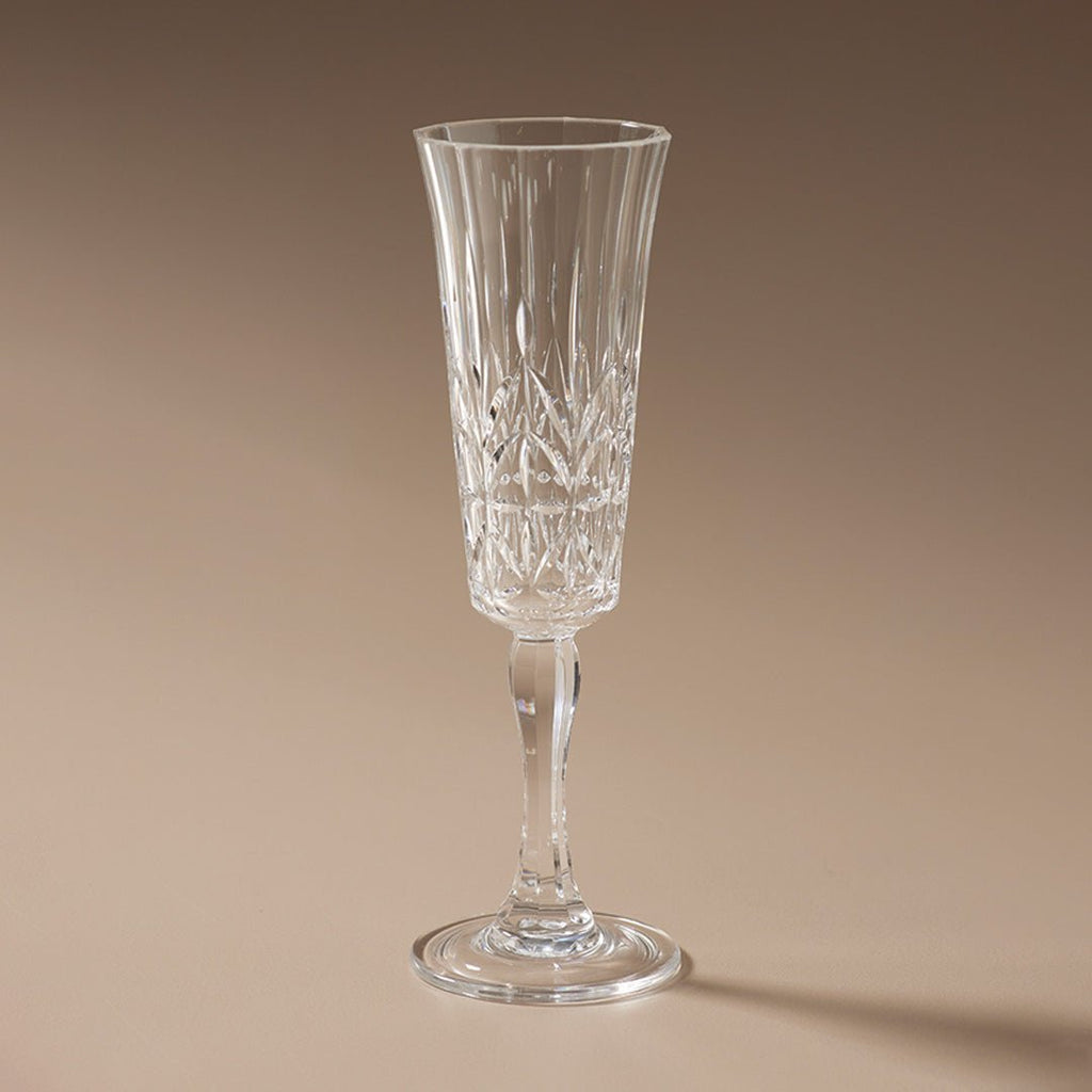 Pavilion Acrylic Champagne Flute Clear - Few and Far - Glassware