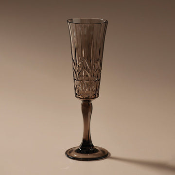 Pavilion Acrylic Champagne Flute Smoke - Few and Far - Glassware