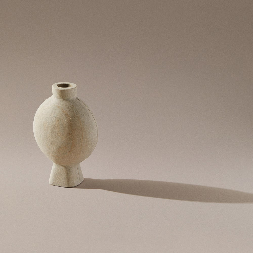 Ray Sandstone Vase Large - Few and Far - Vases
