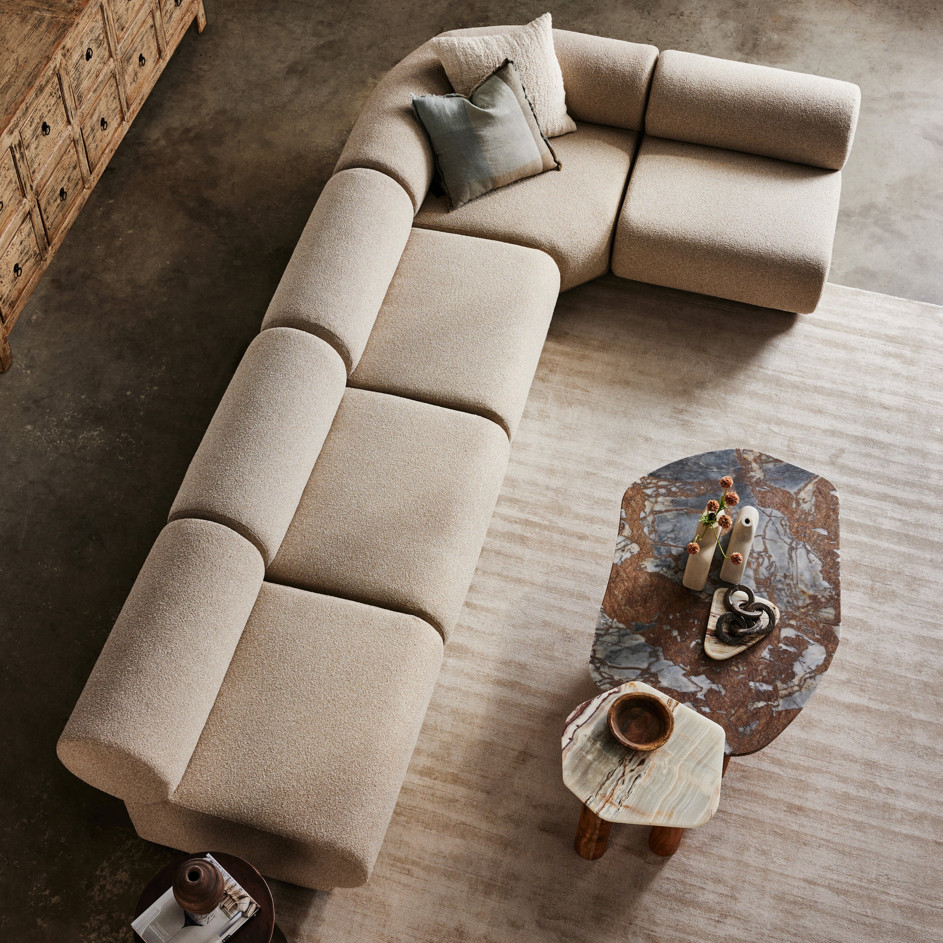 Moduler Marit Roland Roland Modular Sofa Beige – Few and Far