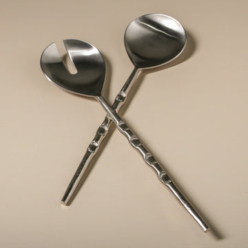 Sculpt Salad Servers - Few and Far - Serving Utensils