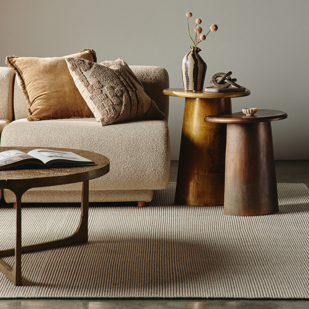Sienna Nesting Table Vintage Brass - Few and Far - Side Tables