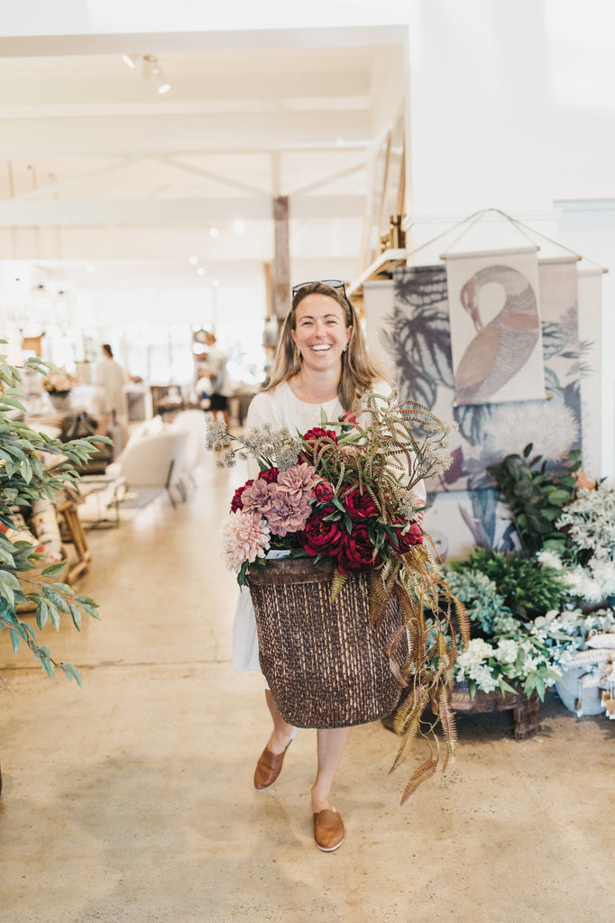 Tara Solberg in the Few & Far store in Berry