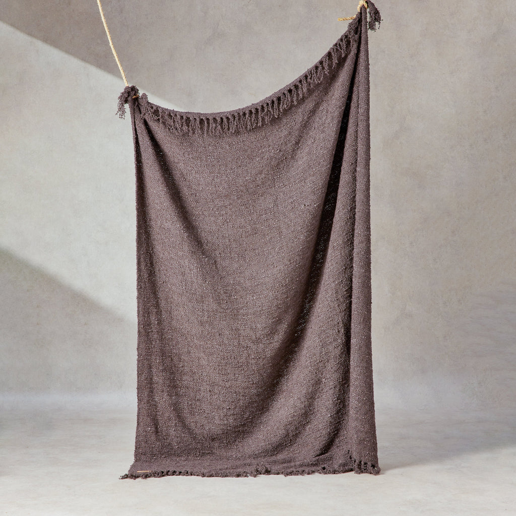 Theodore Throw Chocolate Torte - Few and Far - Blankets & Throws