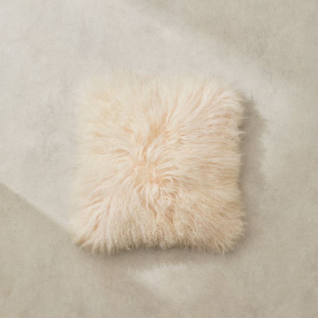 Tibetan Fur Cushion - MED - Few and Far - Cushions