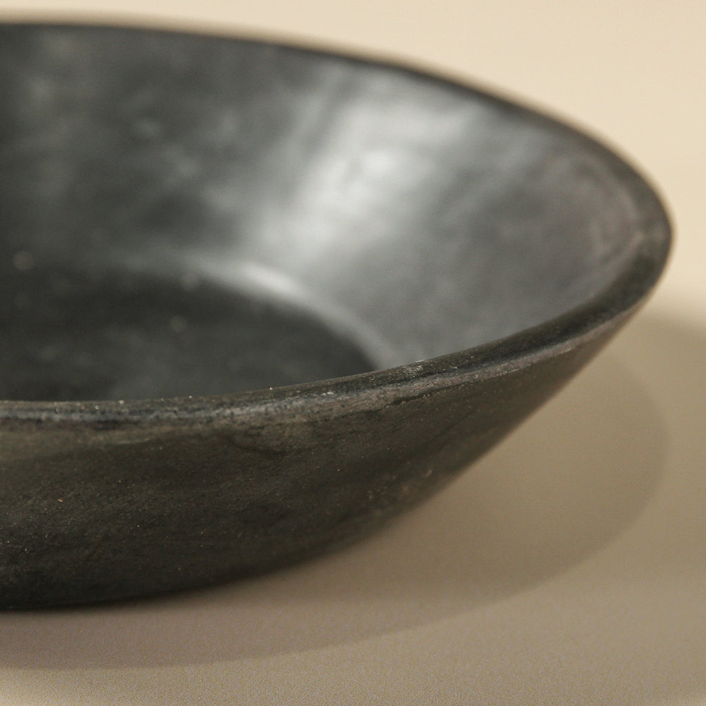 Vintage Indian Black Bowl - Few and Far - Decorative Bowls