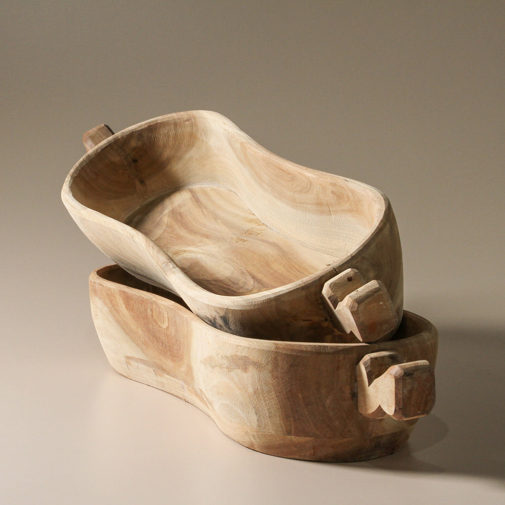 Vintage Indian Bleached S Bowl - Few and Far - Decorative Bowls