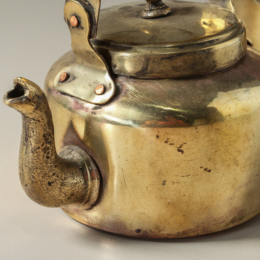 Vintage Indian Brass Kettle - Few and Far - Decorative Objects