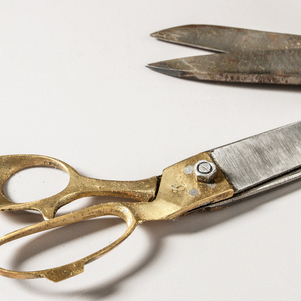 Vintage Indian Brass Scissors - Few and Far - Decorative Objects