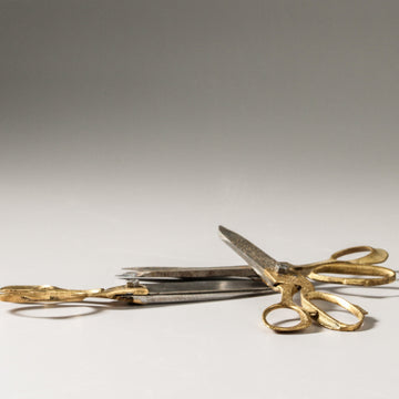 Vintage Indian Brass Scissors - Few and Far - Decorative Objects