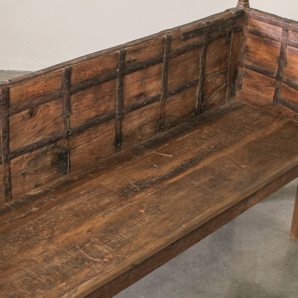 Vintage Indian Cart Bench - Few and Far - Benches