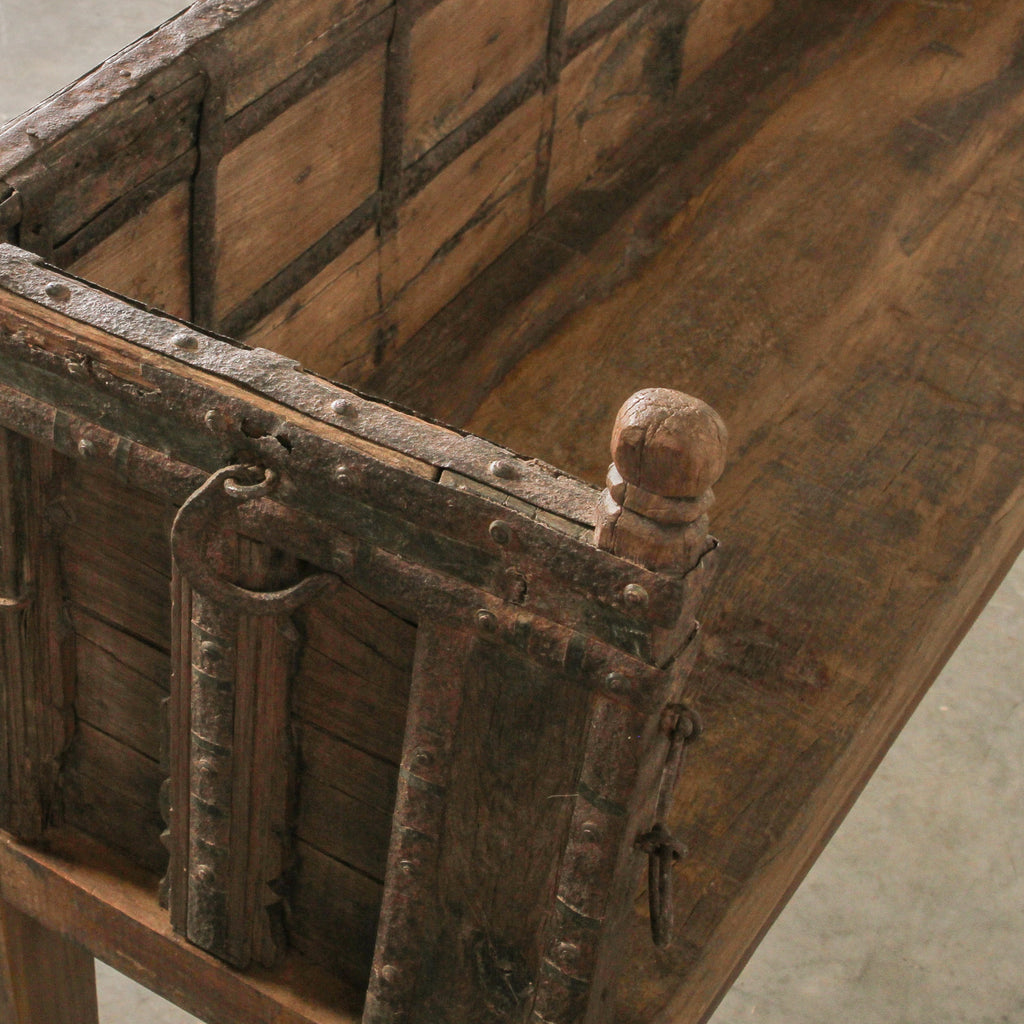 Vintage Indian Cart Bench - Few and Far - Benches
