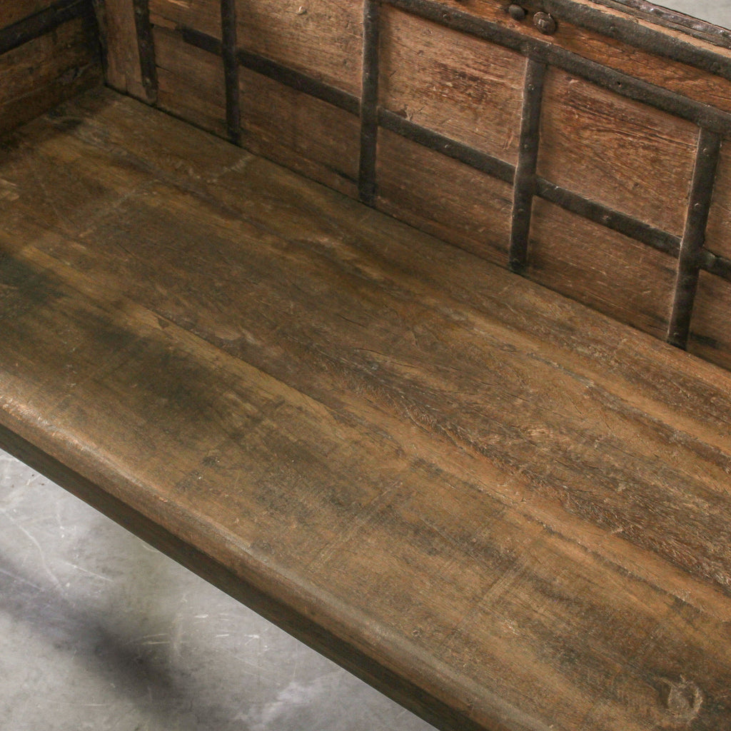 Vintage Indian Cart Bench - Few and Far - Benches