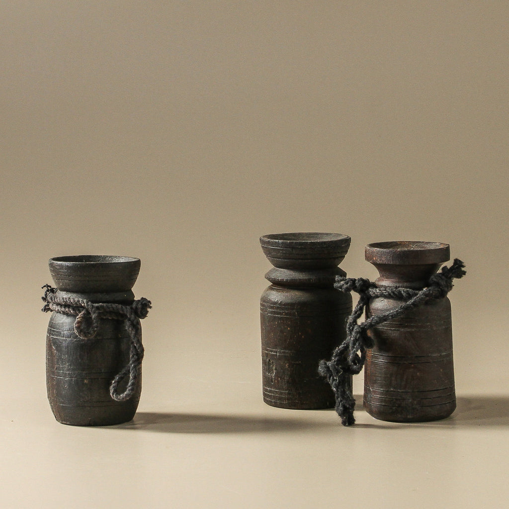 Vintage Indian Decorative Pot - Short - Few and Far - Decorative Objects