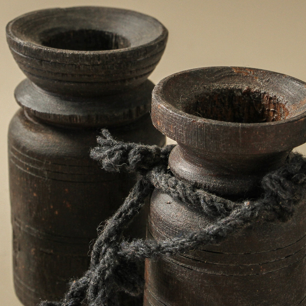 Vintage Indian Decorative Pot - Short - Few and Far - Decorative Objects