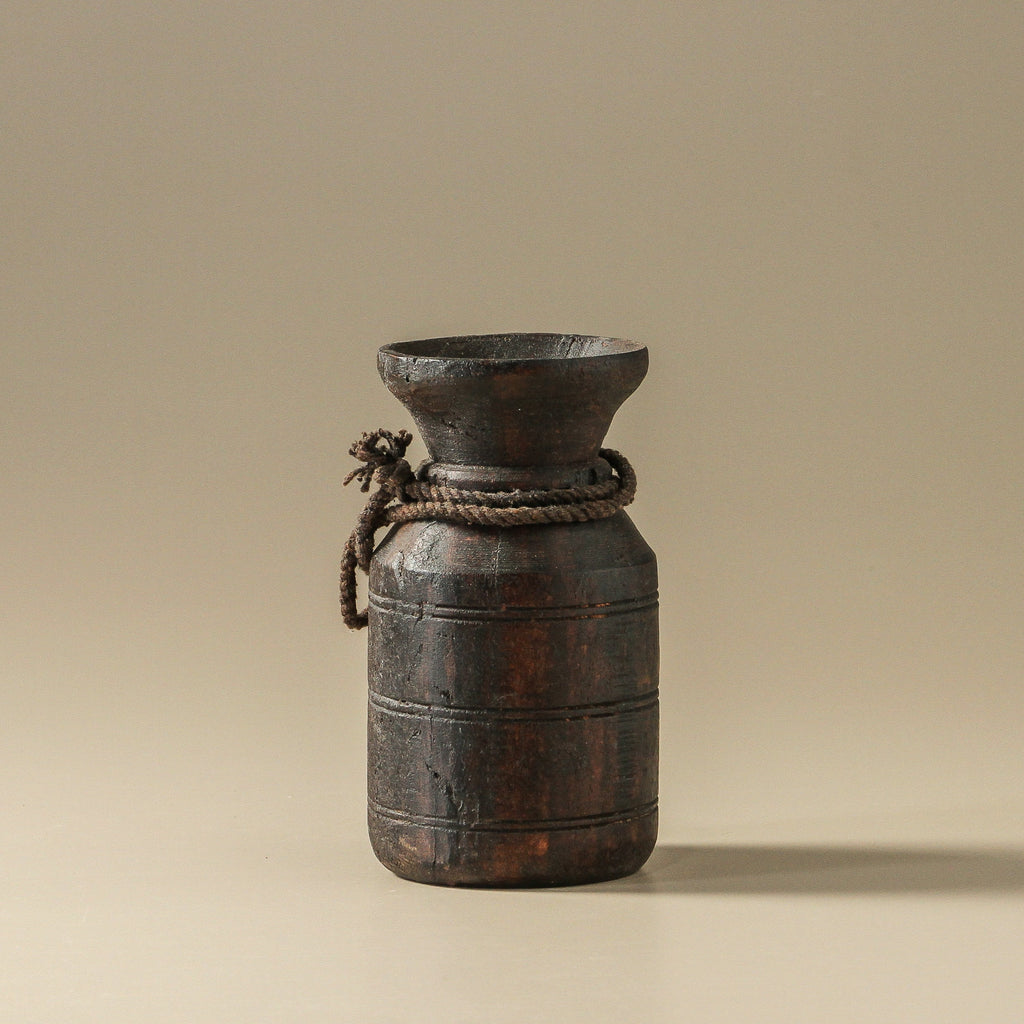 Vintage Indian Decorative Pot - Tall - Few and Far - Decorative Objects