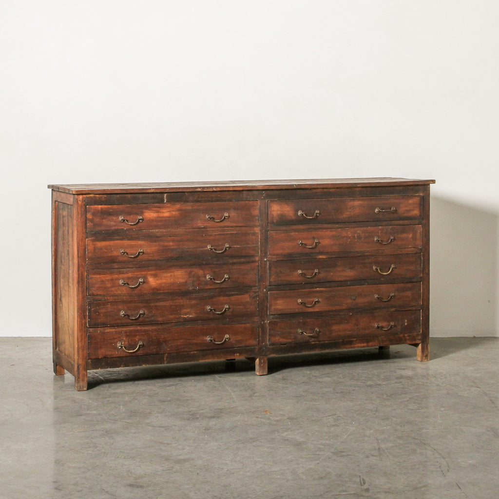 Vintage Indian Double Chest Of Drawers - Few and Far - Cabinets