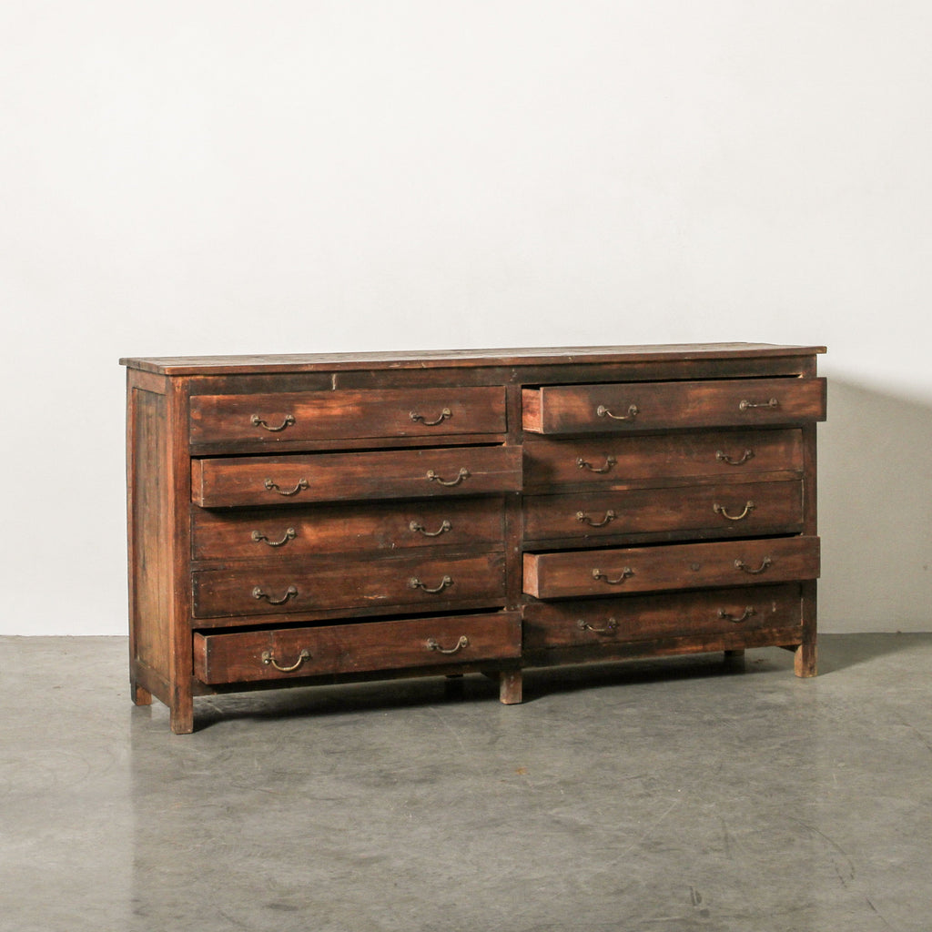 Vintage Indian Double Chest Of Drawers - Few and Far - Cabinets