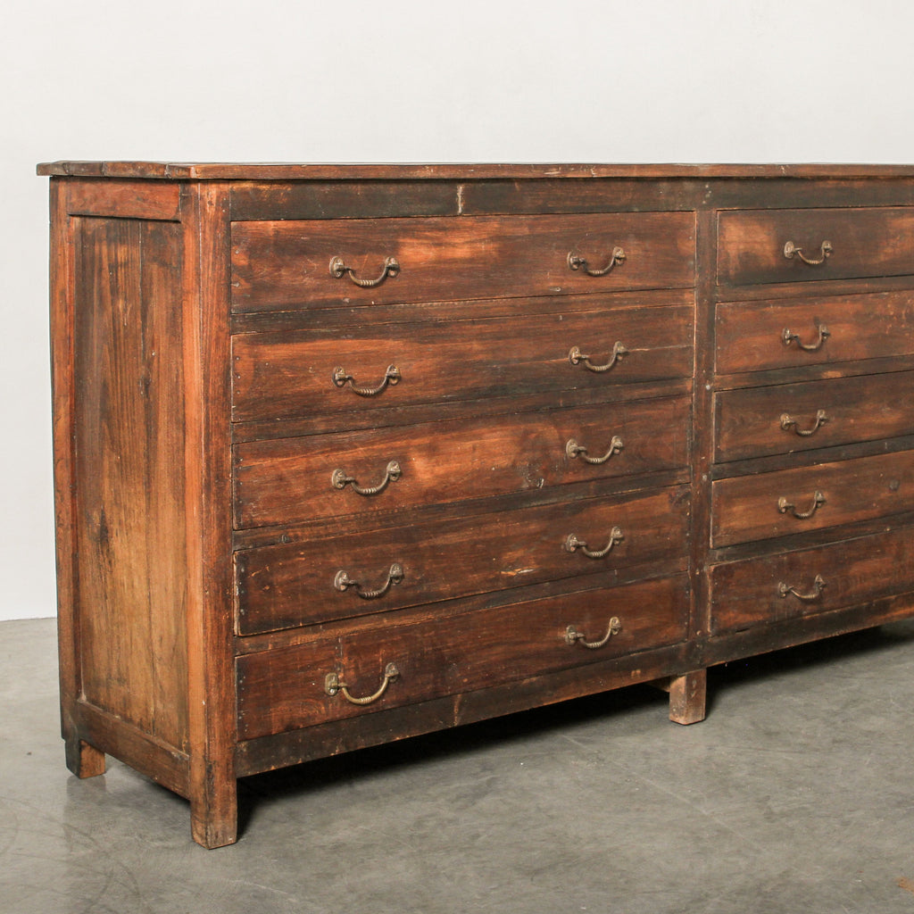 Vintage Indian Double Chest Of Drawers - Few and Far - Cabinets