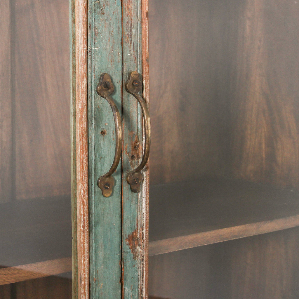 Vintage Indian Glass Almirah - Few and Far - Cabinets