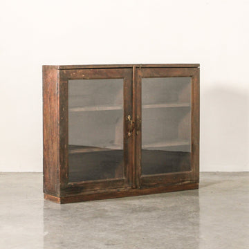 Vintage Indian Glass Almirah - Few and Far - Cabinets