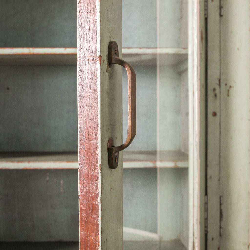 Vintage Indian Glass Almirah - Few and Far - Cabinets