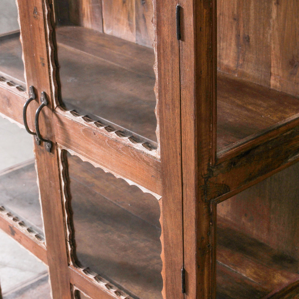 Vintage Indian Glass Almirah - Few and Far - Cabinets