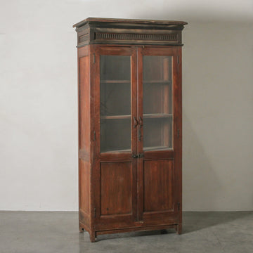 Vintage Indian Glass Almirah - Few and Far - Cabinets