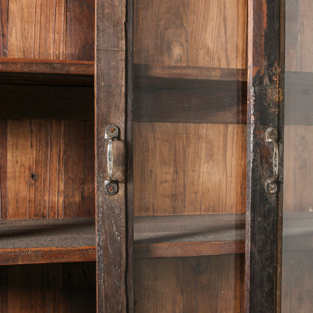 Vintage Indian Glass Almirah - Few and Far - Cabinets