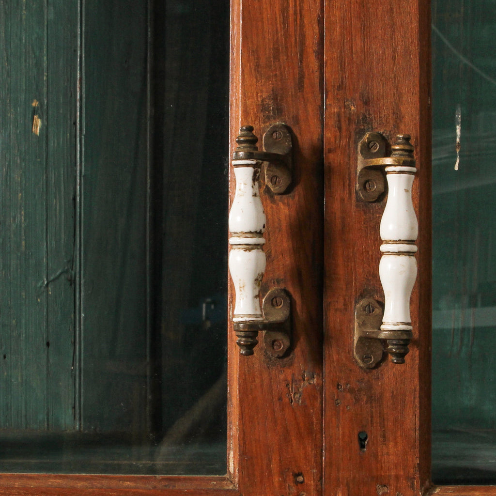 Vintage Indian Glass Almirah - Few and Far - Cabinets